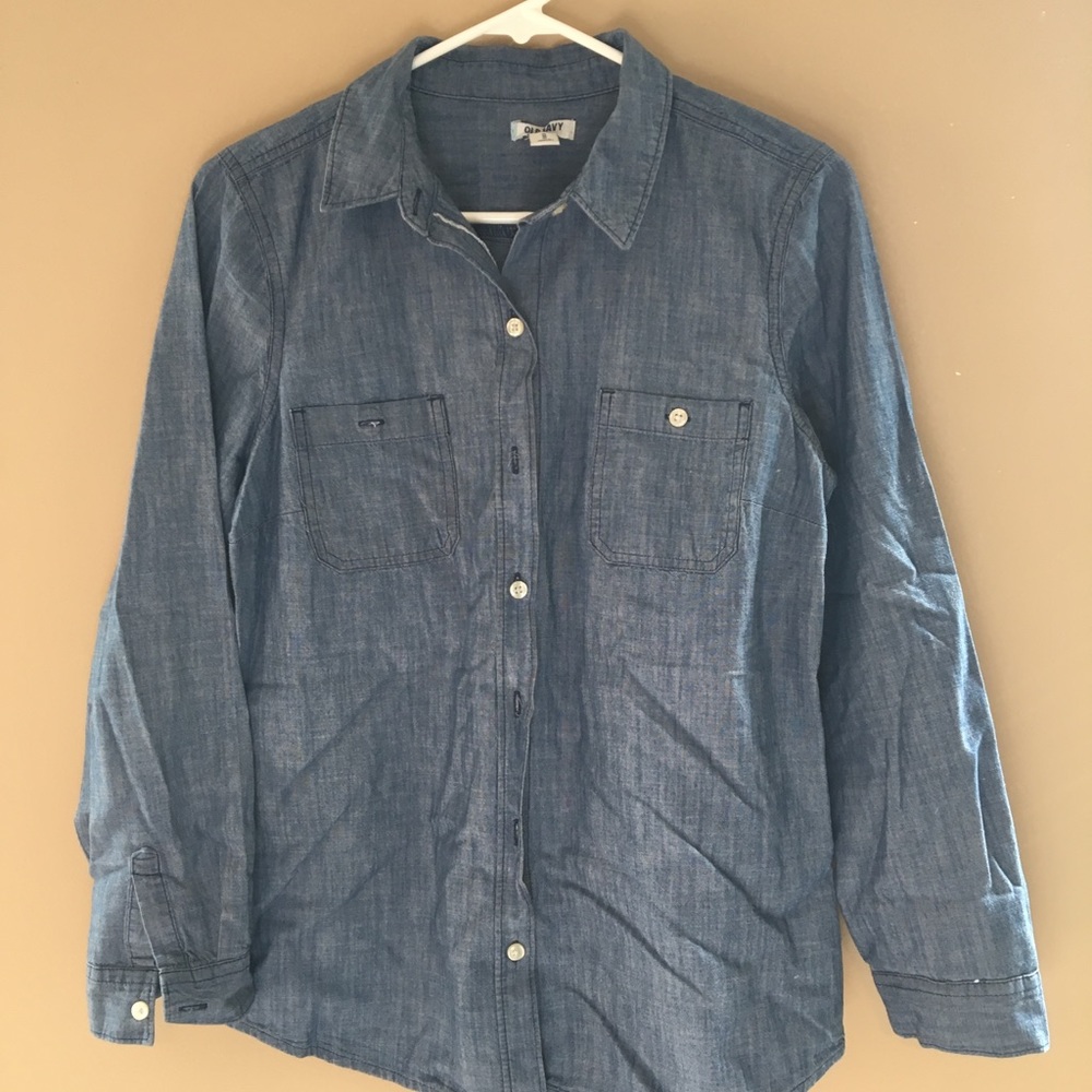 Chambray button down
